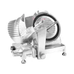 image of Eurodib HBS250L Meat Slicer, 10" Blade, Belt Drive, Manual Angle Feed, Aluminum, Perspex Guard, 150W, 1/5 HP