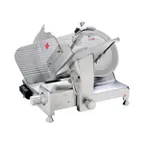 image of Eurodib HBS350L 14" Manual Feed Meat Slicer, Belt Drive, 1/2 HP, 400W, Anodized Aluminum, Perspex Guard