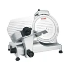 image of Global Solutions by Nemco GS1601 Gravity-Feed Meat Slicer - 10" Blade, 0-7/16" Slice, 3/8 HP 280W 110V, ETL Certified