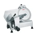 image of Global Solutions by Nemco GS1602 - Meat Slicer, 12" Stainless Steel Blade, Gravity Feed, 0-9/16" Slice Thickness, 110V, 280W