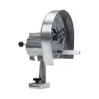 image of Global Solutions by Nemco GS4400 - Rotary Meat Slicer, Adjustable 1/8"‑1/2" Slice, Aluminum Housing, Manpower