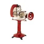 image of Omas S37 Commercial Meat Slicer, Volano Flywheel, 14.5" Chromium Blade, Manual Chain Drive, 1/4" Slice, NSF Certified