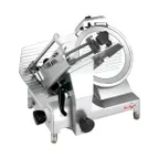 image of Skyfood 312EC1 Commercial Meat Slicer – 12" Stainless Steel Hollow‑Ground Knife, 1/2 HP 110V, Belt Drive, ETL‑Sanitation