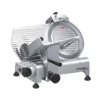 image of Turbo Air GS-12LD 12" Manual Meat Slicer – German Knife, 1/2 HP 115V Motor, Belt Drive, Aluminum Body, Safety Cover