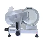 image of Uniworld SL-10E Meat Slicer – Manual Feed, 10" Blade, Belt‑Driven, .30 HP Motor, 110V/60Hz, 3/8" Slice, ETL Certified
