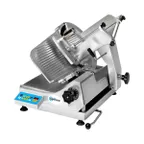 image of Univex 1000S Meat Slicer – 13” Knife, 1/2 HP, 12 Auto Settings, Gravity Feed, 35‑64 SPM, 0‑0.875” Slices, NSF