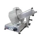 image of Univex 6612M Meat Slicer – 12" Blade, Belt-Driven, Manual Feed, 0‑0.5" Adjustable Thickness, 1/2 HP, Aluminum, NSF