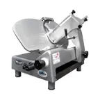 image of Univex 8713S Meat Slicer – 13” Knife, Semi-Auto Gravity Feed, 0‑0.875” Slice, 1/2 HP, Anodized Aluminum, NSF Certified