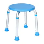 image of Flash Furniture DC-HY3400L-BLU-GG Hercules Blue Backless Stacking Bar Stool, 300 lbs.
