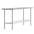 image of Flash Furniture NH-WT-2472-GG Reese Portable Prep & Work Table, 72" W X 24" D