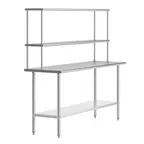 image of Flash Furniture NH-WT-2472-OSH-GG Reese Portable Prep & Work Table, 72" W X 24" D
