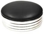 image of AAA Furniture Wholesale CHROME BAND SEAT/GR5 Bar Stool Band Seat, 14 Dia. x 4H, Chrome, Grade 5 Upholstery
