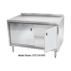 image of Winholt STCT-B1.5HD-3648 48" Cabinet Base Hinged Doors Work Table - 16 Gauge