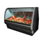 image of Howard-McCray SC-CBS40E-4C-BE-LED 52" Black Refrigerated Bakery Display Case