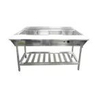 image of Adcraft EST-240 57" Water Bath Steam Table, (4) Wells