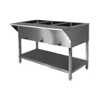 image of Klinger's Trading SW3H120 47-1/2" Stationary  (3) Sealed Well Electric Table, 1920 watts