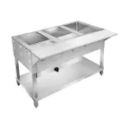 image of Klinger's Trading WB3H 47" Gas Hot Food Serving Counter, (3) Open Wells
