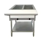 image of Omcan USA 47362 (Fw-Cn-0002-Lp) Steam Table, Lp Gas, 30"W X 30-2/5"D X 34-2/5"H