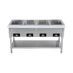 image of Serv-Ware EST4-2 58" Electric Hot Food Table, (4) Open Wells, 3000 W