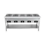 image of Serv-Ware EST5-2 72"  Electric Hot Food Table, (5) Open Wells, 3750 W