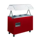 image of Vollrath 38728464A 46" 2-Series Affordable Portable™ (3) Open Well Hot Food Station