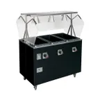 image of Vollrath T38728A 46" 2-Series Affordable Portable™ (3) Sealed Well Hot Food Station Deluxe