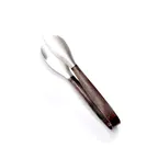 image of American Metalcraft WVAT1 Serving Tongs, 9" Length, 8‑9" Reach, Wavy Aged Stainless Steel