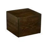 image of Cal-Mil 22420-9-112 Heritage Square Riser, 12x12x9in, Brown Wood