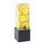 image of Cal-Mil 3697-3-96 Bamboo 3‑Gallon Beverage Dispenser, 8.25x9.75x25.75 in, Plastic Wood Base BPA-Free