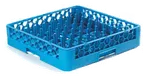 image of Carlisle RTP14 OptiClean Dishwasher Plate/Tray Peg Rack, Full Size, 2-15/16"H Pegg, Blue Polypropylene
