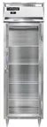 image of Continental Refrigerator DL1W-PT-GD-SD 1-Section "Full Height" Heated Holding Cabinet with 1 Glass Door, 21 cu ft, Pass-Thru, Aluminum Int, Stainless Steel Ext