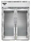 image of Continental Refrigerator DL2WI-RT-GD-SD 2-Section Roll-Thru Heated Holding Cabinet, 64 cu ft, Stainless Steel Front, Glass & Stainless Steel Doors