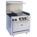 image of Omcan USA 46026 36" Gas Restaurant Range