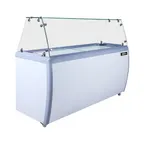 image of Omcan USA 48657 (FR-CN-0260-S) 39" Gelato/Ice Cream Dipping Cabinet w/ Sneeze Guard