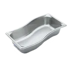 image of Vollrath 3100321 Super Pan Pan, 1/3 Inner, 3.9 Quart, 22-Gauge Steel, 20--1/4" L x 12-13/16" W x 2" D