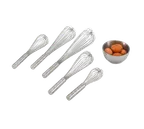 image of Vollrath 47255 Piano Whip - 10" Stainless Steel, 4-5/8" Comfort-Nub Handle, Welded Wire, NSF