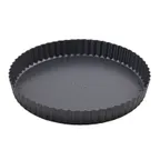 image of Winco FQP-10 Quiche Pan, 10" Dia. X 1-1/4"H, Round, Fluted