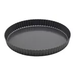 image of Winco FQP-12 Quiche Pan, 12" Dia. X 1-3/8"H, Round, Fluted