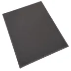 image of Winco LMS-811GY Menu Cover, Single, Letter Size, Holds 8-1/2" X 11" Paper