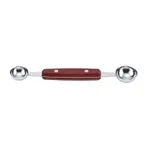 image of Winco MB-1 Melon Baller, Double, 26Mm And 30Mm Bowls, Wood Handle