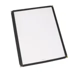 image of Winco PMC-14K Menu Cover, Single, Overall 9-3/8" X 14-7/8", Holds 8-1/2" X 14" Paper