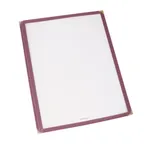 image of Winco PMC-14U Menu Cover, Single, Overall 9-3/8" X 14-7/8", Holds 8-1/2" X 14" Paper