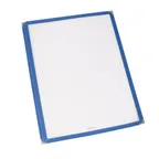 image of Winco PMC-9B Menu Cover, Single, Overall 9-3/8" X 12-1/8", Holds 8-1/4" X 11-1/4" Paper