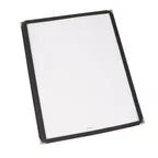 image of Winco PMC-9K Menu Cover, Single, Overall 9-3/8" X 12-1/8", Holds 8-1/4" X 11-1/4" Paper
