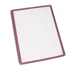 image of Winco PMC-9U Menu Cover, Single, Overall 9-3/8" X 12-1/8", Holds 8-1/4" X 11-1/4" Paper