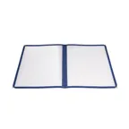 image of Winco PMCD-9B Menu Cover, Double Fold, Overall 9-3/8" X 12-1/8", Holds 8-1/2" X 11" Paper