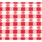 image of Winco TBCO-70R Table Cloth, 52"L X 70"W, Rectangular, Pvc Material With Cotton Lining