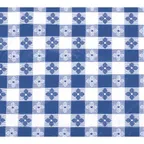 image of Winco TBCS-52B Table Cloth, 52"L X 52"W, Square, Pvc Material With Cotton Lining