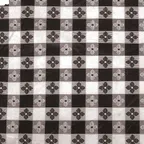 image of Winco TBCS-52K Table Cloth, 52"L X 52"W, Square, Pvc Material With Cotton Lining