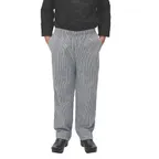 image of Winco UNF-4KS Newbury Chef Pants, Relaxed Fit, houndstooth, small